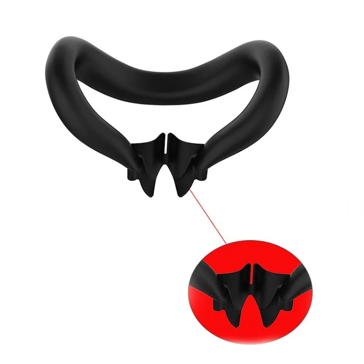 VR Silicone Face Cover for Meta Quest3 Silicone Mask Face Pad Glasses Accessories Protective Cover