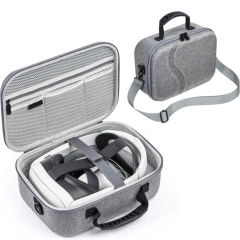 VR Headset Travel Carrying Case Protective Bag Hard Storage Box for Meta Quest3 Carrying Case