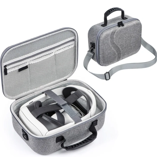 VR Headset Travel Carrying Case Protective Bag Hard Storage Box for Meta Quest3 Carrying Case