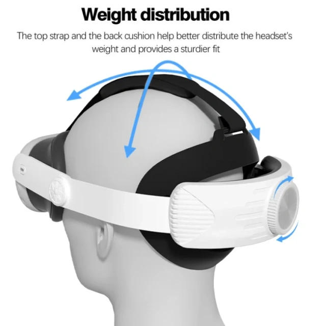 For VR Glasses Accessories Adjustable Headband For Meta Quest3 Head Strap Portable Replacement Headband