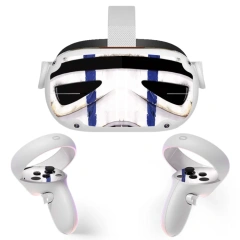 Protective Cover Game Console Skin Sticker For Oculus Quest2 VR Glasses Helmets Joysticks Sticker