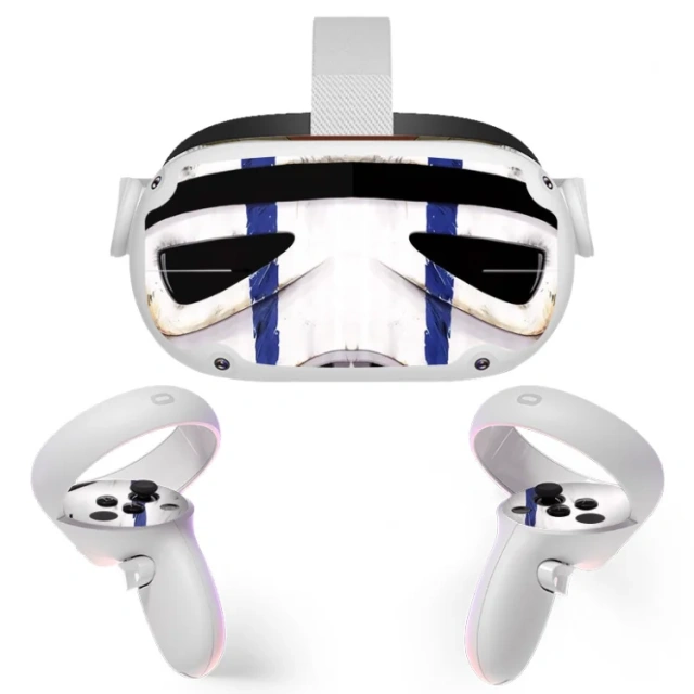 Protective Cover Game Console Skin Sticker For Oculus Quest2 VR Glasses Helmets Joysticks Sticker
