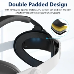 For VR Glasses Accessories Adjustable Headband For Meta Quest3 Head Strap Portable Replacement Headband