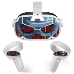 Protective Cover Game Console Skin Sticker For Oculus Quest2 VR Glasses Helmets Joysticks Sticker