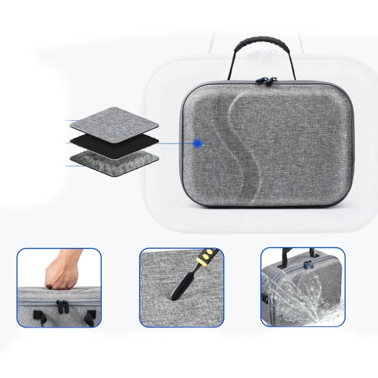 Portable Hard Shell Handbag Protective Travel Carrying Case For Meta Quest3 VR Storage Case Shoulder Bag