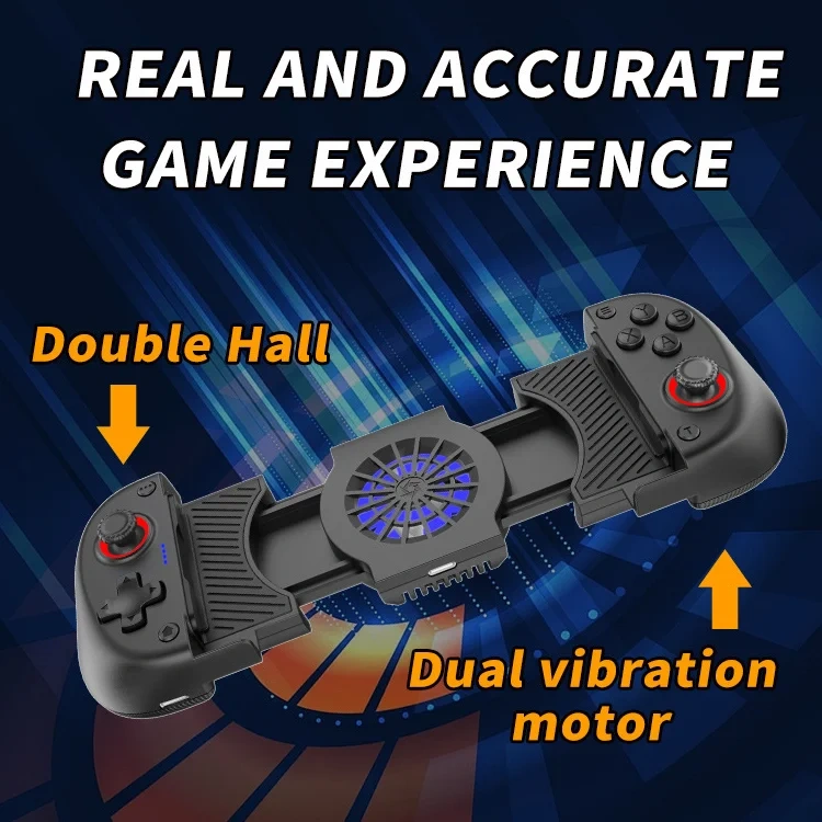 X3 Controller with RGB Light & Cooling Fan Wireless Gamepad for Nintendo Switch/Android/IOS/PC Game Controller