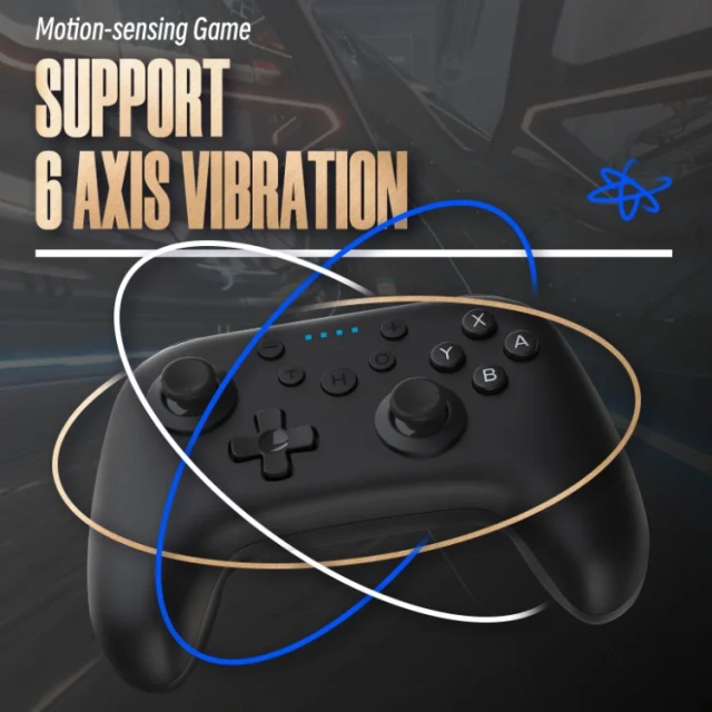 High quality wireless game controller For Nintendo Switch/Lite/OLED NFC controller with six axis wake-up