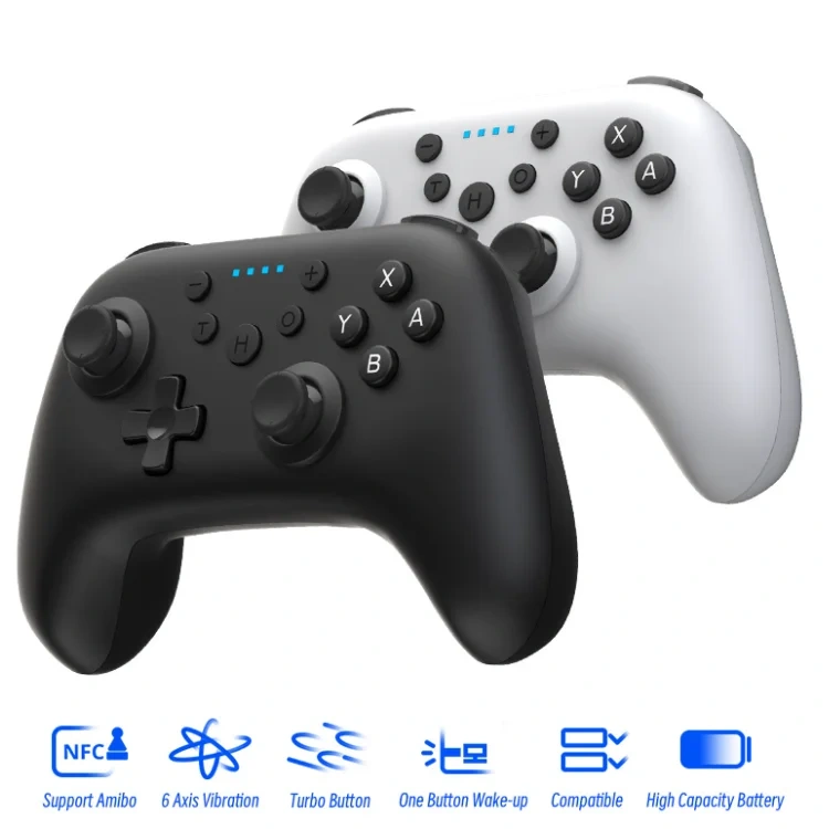 High quality wireless game controller For Nintendo Switch/Lite/OLED NFC controller with six axis wake-up