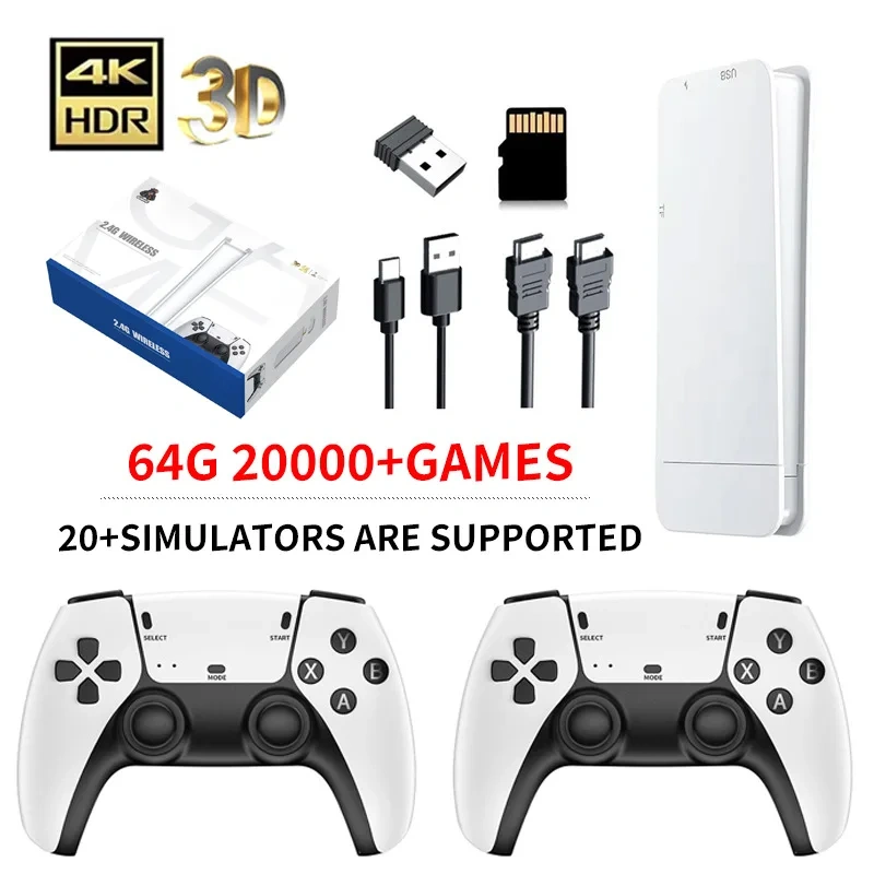 M15 Game Box Game Stick HD 4K Arcade Video Game Consoles with 2 Controller to TV Supports CPS1/Mame/CPS 40,000+ Game Player