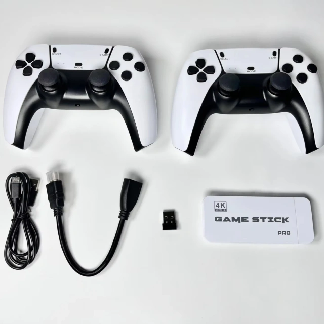 M15 Game Box Game Stick HD 4K Arcade Video Game Consoles with 2 Controller to TV Supports CPS1/Mame/CPS 40,000+ Game Player
