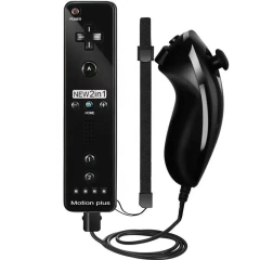 Factory Custom Joysticks Game Controllers Built-In Accelerator 2-In-1 Left and Right Gamepad for Wii controller
