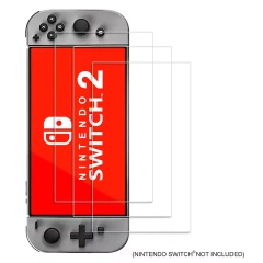 High Transparent Tempered Glass Screen Protector for Nintendo Switch 2 Model Transparent HD Clear Screen Protector for NS2 Screen Protector