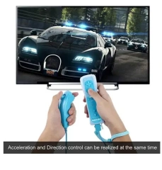 Factory Custom Joysticks Game Controllers Built-In Accelerator 2-In-1 Left and Right Gamepad for Wii controller