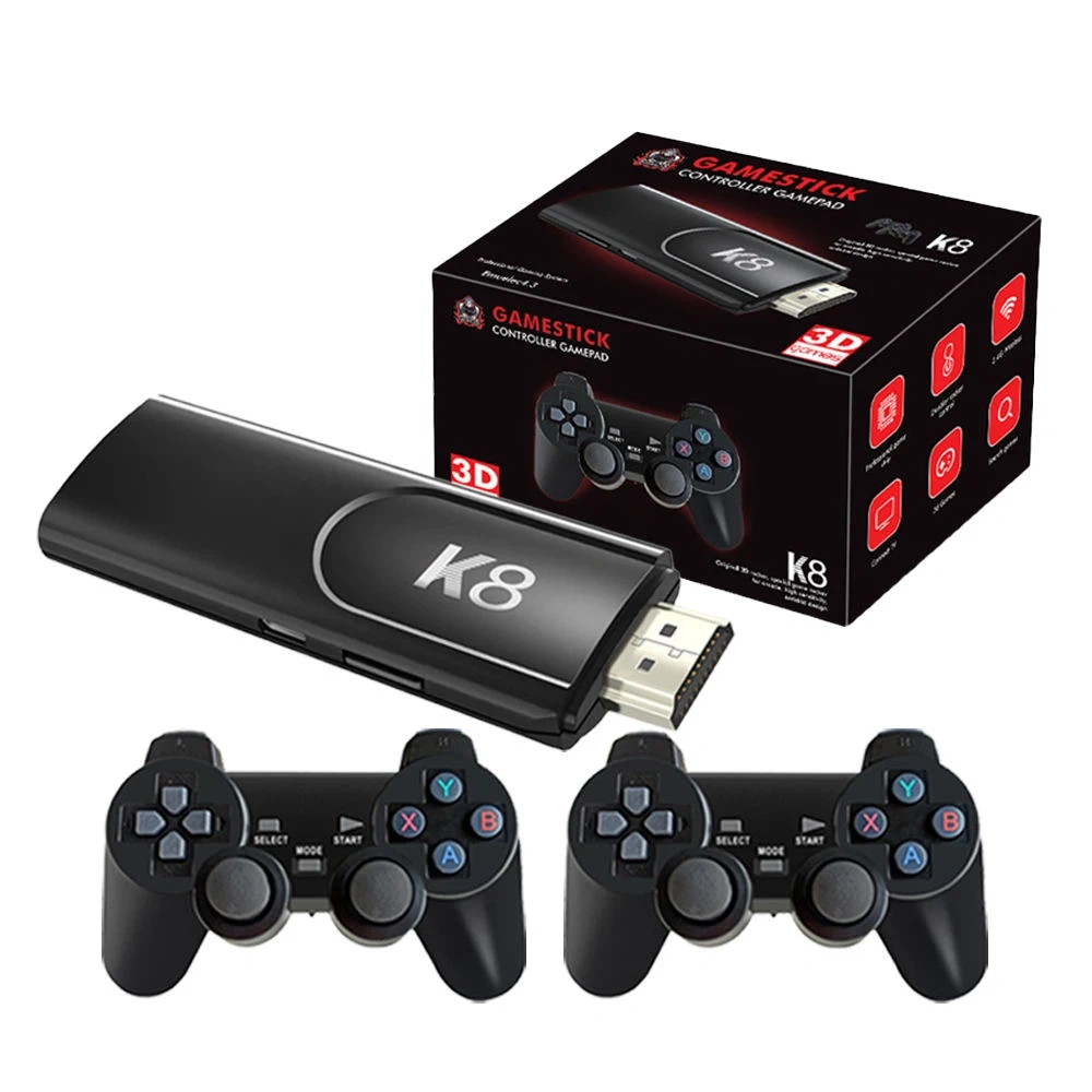 Hot Selling K8 2.4G HD Wireless Controller 2 Player Retro Arcade Hdml TV Game Console