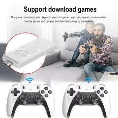 New M8Il Pro 2.4G Wireless Controller HD TV Console PS1 Retro Arcade Two Player Video Games