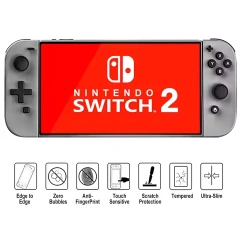High Transparent Tempered Glass Screen Protector for Nintendo Switch 2 Model Transparent HD Clear Screen Protector for NS2 Screen Protector