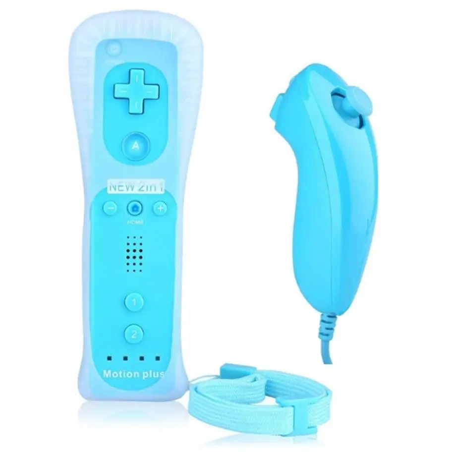 Factory Custom Joysticks Game Controllers Built-In Accelerator 2-In-1 Left and Right Gamepad for Wii controller