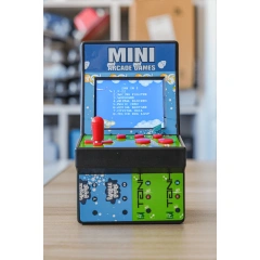 Classic Mini Portable Arcade Joystick Machine Classical Retro Style 200 Video Game Players Built-in Handheld Game Console