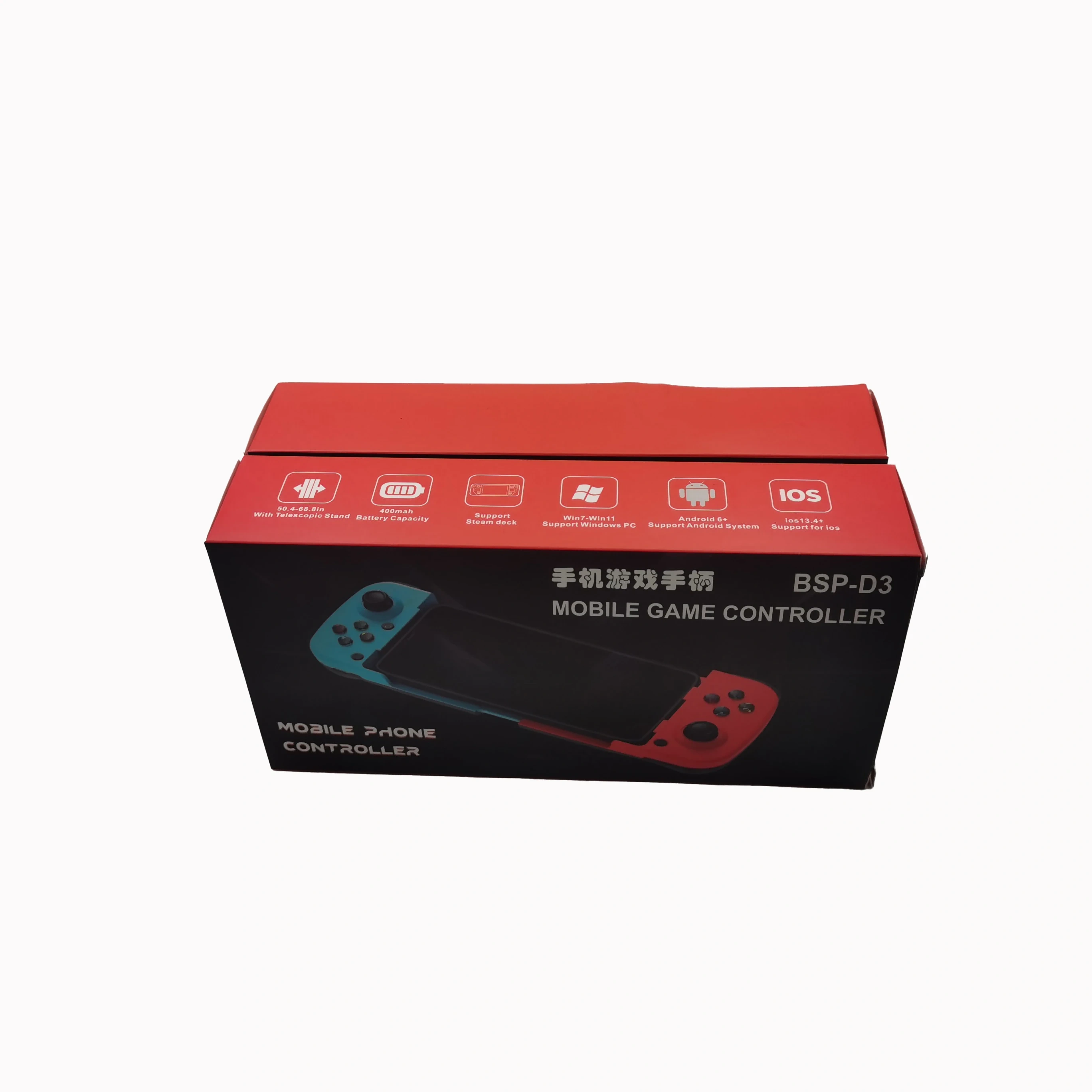 Wholesale Portable Bsp D3 Gamepad Wireless BT Joypads Game Controller for Android/Ios Mobile Phone Gaming Controller