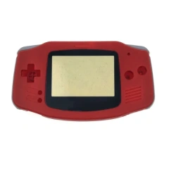 Replacement Full Housing Shell for GBA for Gameboy Advance Case Shells Red/Clear Orange