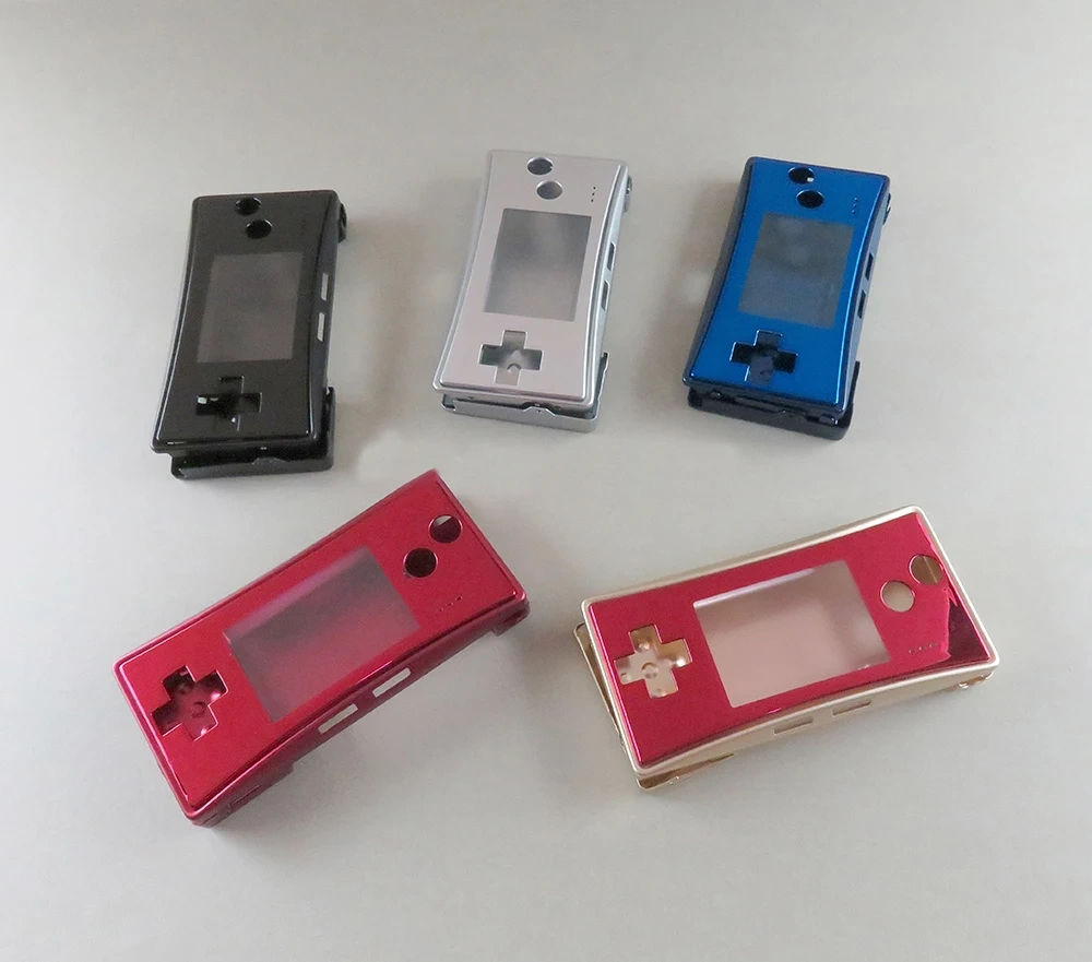 Aluminum Full Housing Case Shell Replacement for Gameboy Micro for GBM Game Console Shell Case