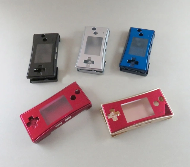 Aluminum Full Housing Case Shell Replacement for Gameboy Micro for GBM Game Console Shell Case