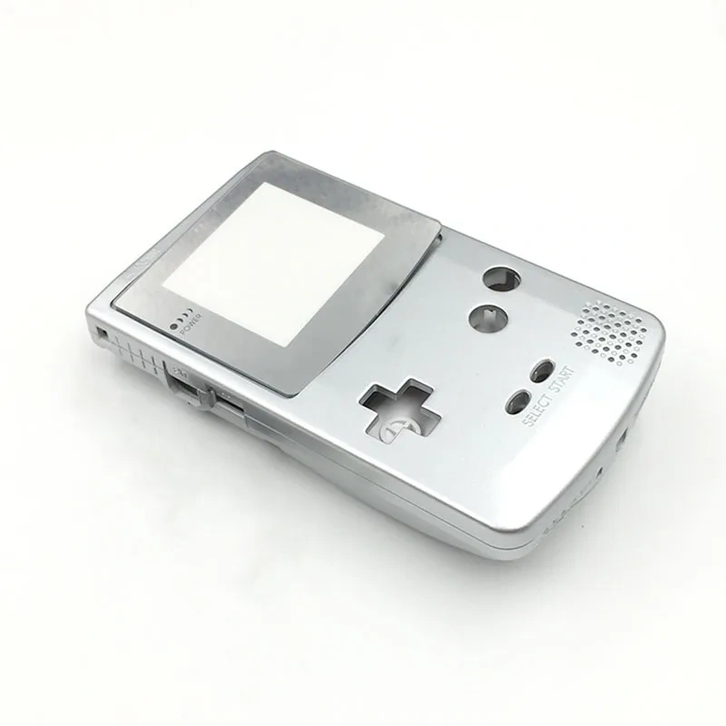 Replacement Parts Screen Screws Rubber Pad Buttons Full Case for GBC Game Console Housing Shell for Gameboy Color Shell