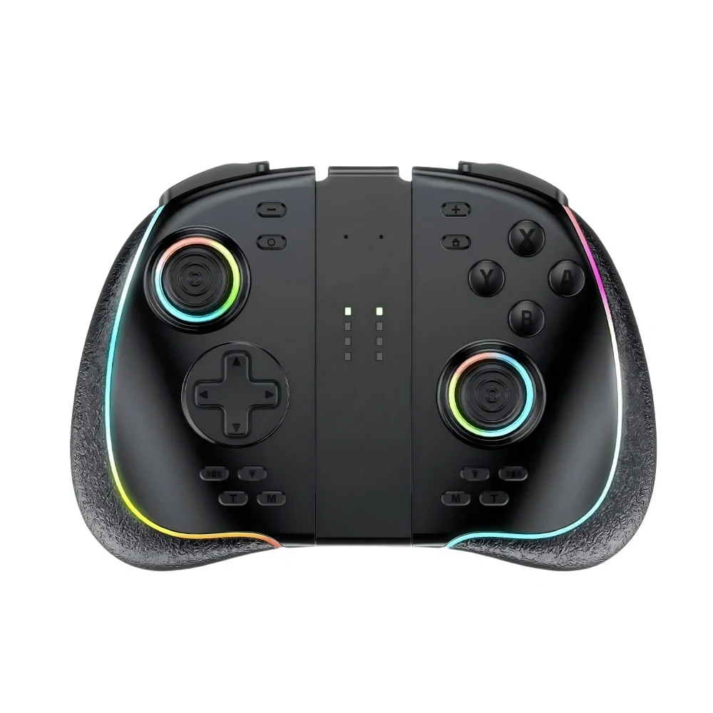 Wireless for Joycon Controller with Soft Rubberized Material, Hall Rocker Non-slip for Switch Pro Controller Gamepad