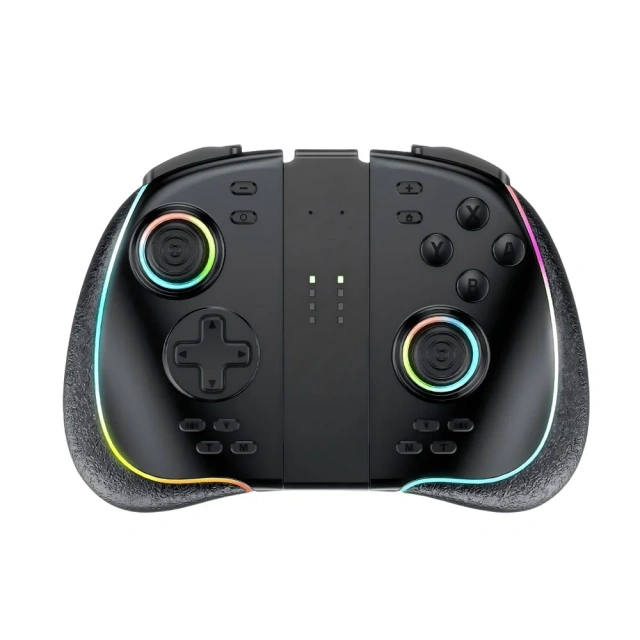 Wireless for Joycon Controller with Soft Rubberized Material, Hall Rocker Non-slip for Switch Pro Controller Gamepad