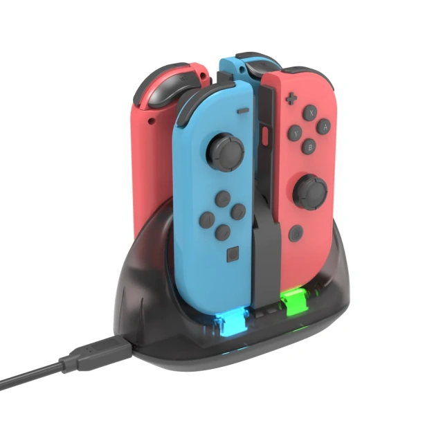4in1 Charging Dock for Switch Joycon 300mA*4 Overcurrent protection All-in-one Switch Charging Station