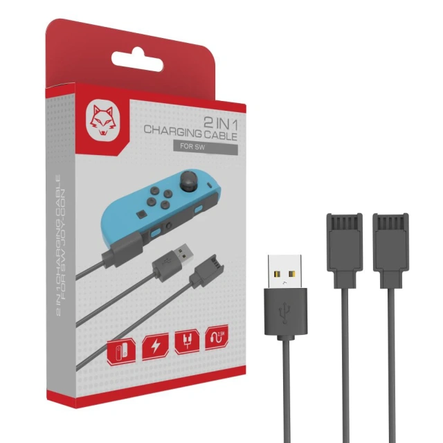 2 in 1 Controller Charging Cable for Switch Joycon Cable for Switch