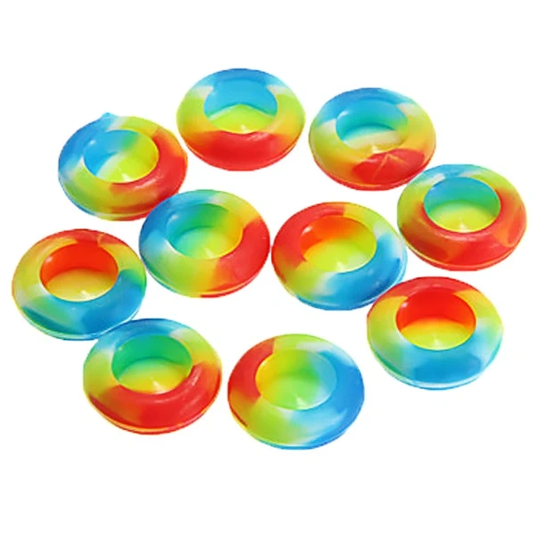 Colorful Silicon Thumb Grip Controller Accessory Analog Thumbstick Cap Protective Cover Skin Replacement Parts for PS5 Xbox One