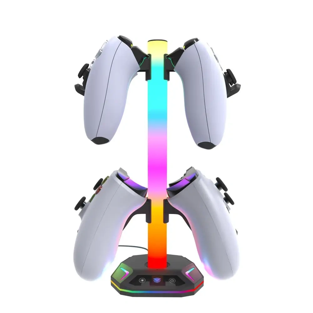 Customization RGB Light Voice Control Game Controller Storage Stand Ps5 Accessory Storage Game Controller