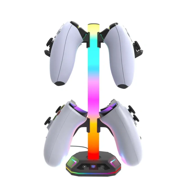 Customization RGB Light Voice Control Game Controller Storage Stand Ps5 Accessory Storage Game Controller