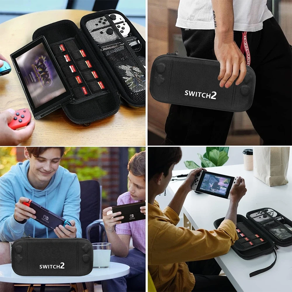 Switch2 Waterproof Portable Hard Protective Cover Case Sleeve Handbag Storage Bag for Nintendo Switch 2 Console Game Accessories