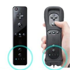 2 in 1 Set Wireless Joystick Remote Controller Gamepad Left Hand Nunchuck With Motion Plus for Nintendo Wii