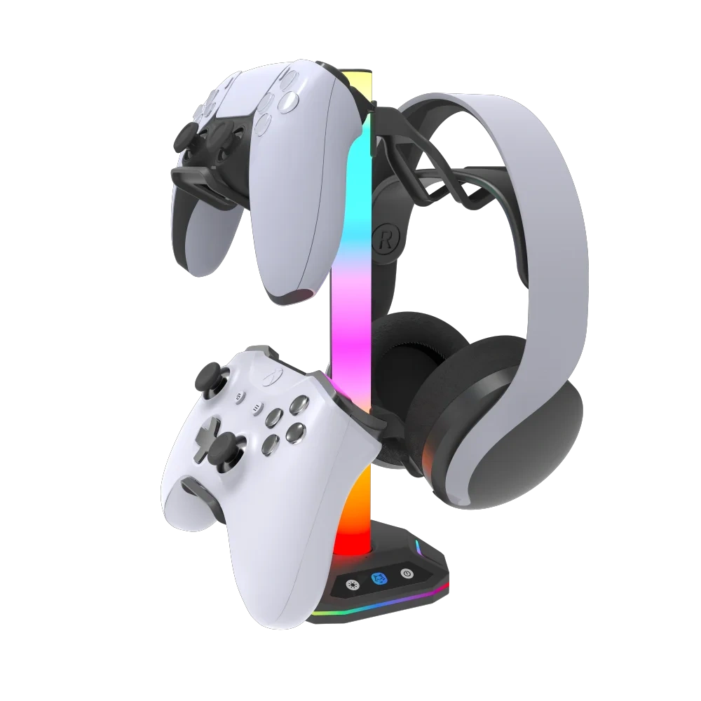 Customization RGB Light Voice Control Game Controller Storage Stand Ps5 Accessory Storage Game Controller
