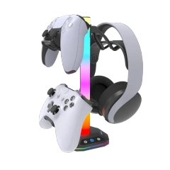 Customization RGB Light Voice Control Game Controller Storage Stand Ps5 Accessory Storage Game Controller