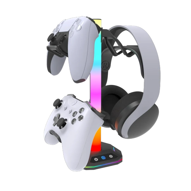 Customization RGB Light Voice Control Game Controller Storage Stand Ps5 Accessory Storage Game Controller
