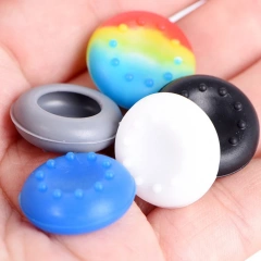 Colorful Silicon Thumb Grip Controller Accessory Analog Thumbstick Cap Protective Cover Skin Replacement Parts for PS5 Xbox One