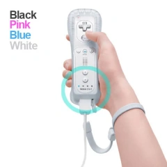 2 in 1 Set Wireless Joystick Remote Controller Gamepad Left Hand Nunchuck With Motion Plus for Nintendo Wii