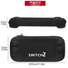 Switch2 Waterproof Portable Hard Protective Cover Case Sleeve Handbag Storage Bag for Nintendo Switch 2 Console Game Accessories