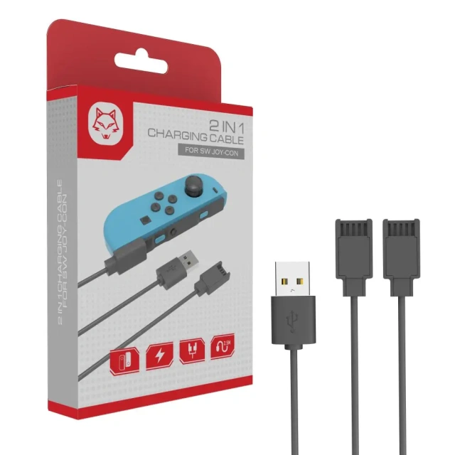 2 in 1 Controller Charging Cable for Switch Joycon Cable for Switch