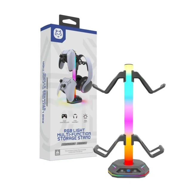 Customization RGB Light Voice Control Game Controller Storage Stand Ps5 Accessory Storage Game Controller