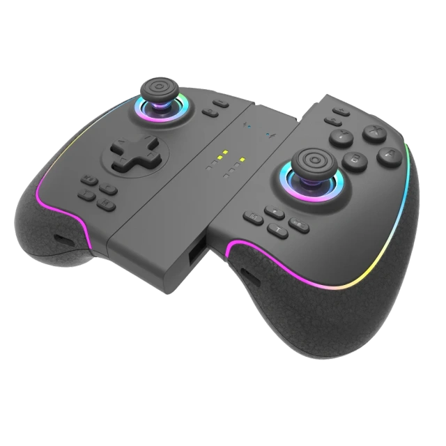 Wireless for Joycon Controller with Soft Rubberized Material, Hall Rocker Non-slip for Switch Pro Controller Gamepad