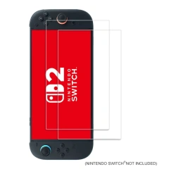 Nintendo Switch 2 Screen Protector HD Clear Tempered Glass Screen Protector Anti-Scratch High Transparency Protective Film