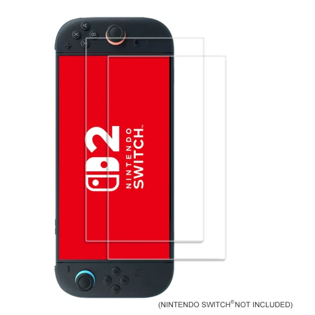 Nintendo Switch 2 Screen Protector HD Clear Tempered Glass Screen Protector Anti-Scratch High Transparency Protective Film