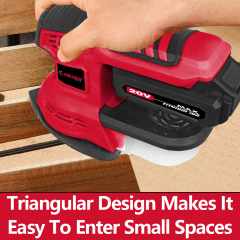 Cordless 2 in 1 Sander