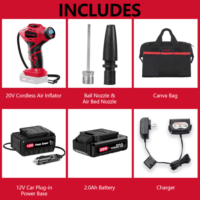 Cordless Tire Inflators