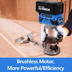 Brushless Cordless Router(Blue)